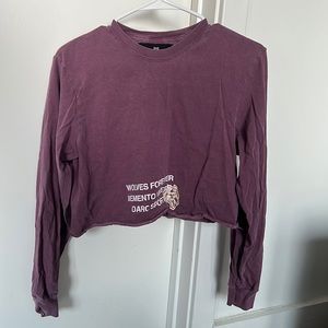 Darc Sport Cropped Tee Long Sleeve